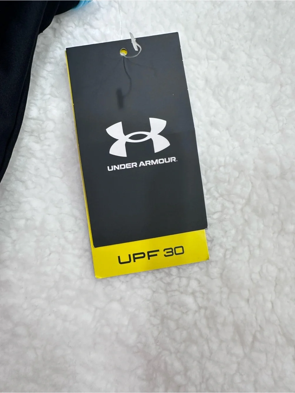 Girl’s Under Armour Black Two-Piece Swim Set with Neon Trim